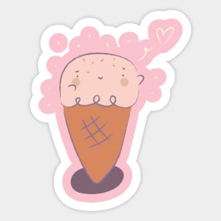 Ice-cream cone! Sticker